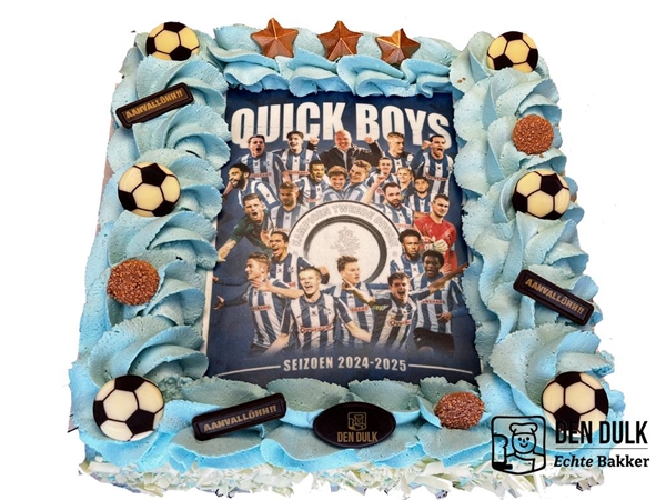 Quick Boys Voetbaltaart 12 pers.
